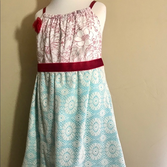 Moxie and Mabel Boho Vintage Style Girls Dress - Picture 2 of 11